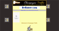 Desktop Screenshot of champagnetraffic.com