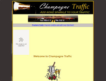 Tablet Screenshot of champagnetraffic.com